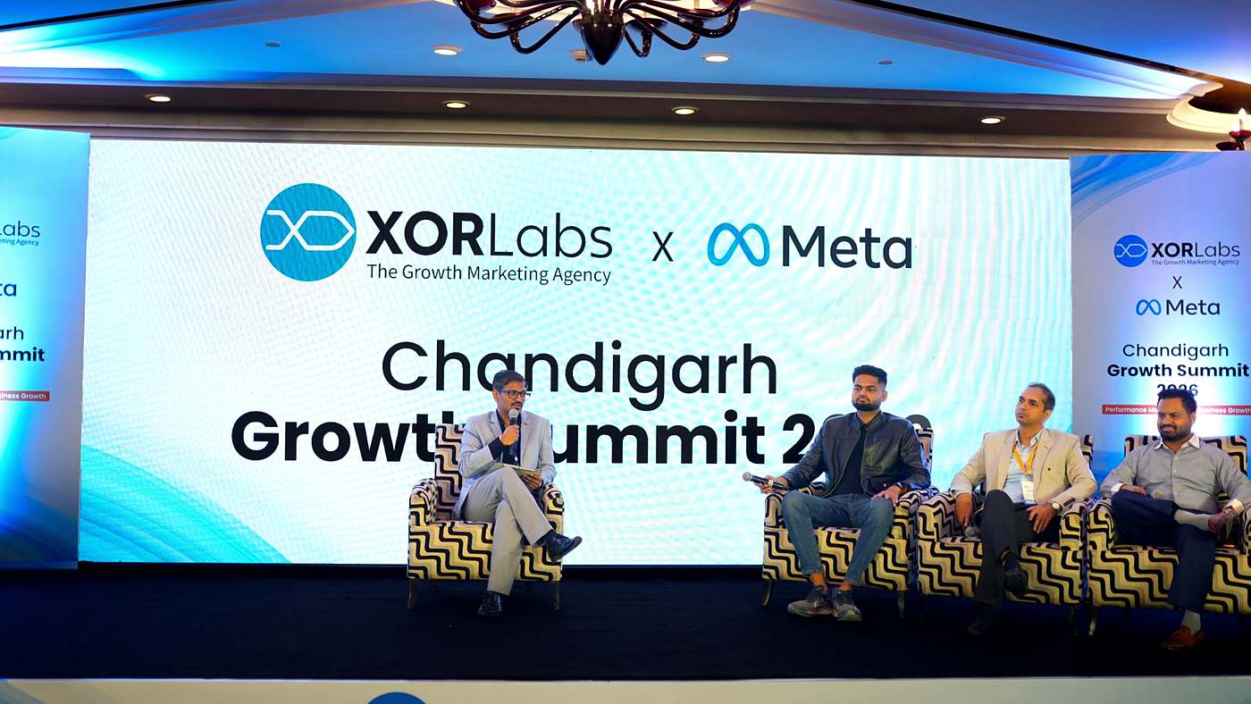 Nitan Jain hosting the verticals panel at the Chandigarh Growth Summit 2026.