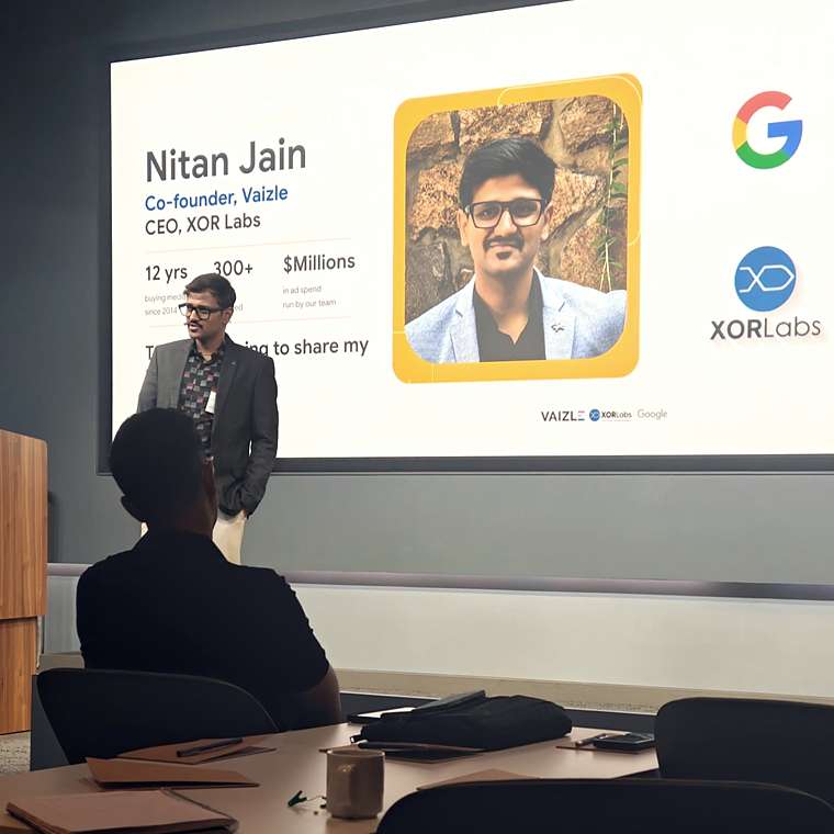 Opening slide: Vaizle, XOR Labs and Google.